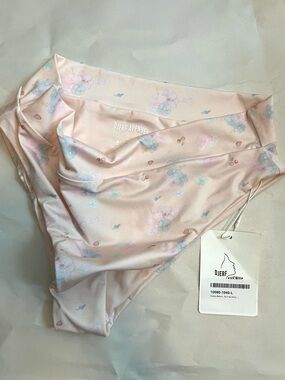 Djerf Avenue Summer Island Cheeky Bikini Bottom L BNWT
